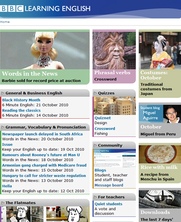 BBC Learning english, oct. 2010 BBC Learning english